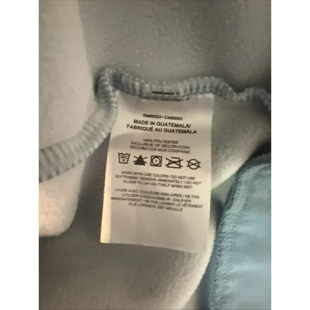 Nike Hoodie Mens XL‎ Baby Blue Therma-FIT Full Zip Fleece Jacket Sweatshirt